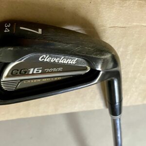 Cleveland CG16 Tour Laser Milled 7 Iron 34* S300 Stiff Flex Steel Golf Club