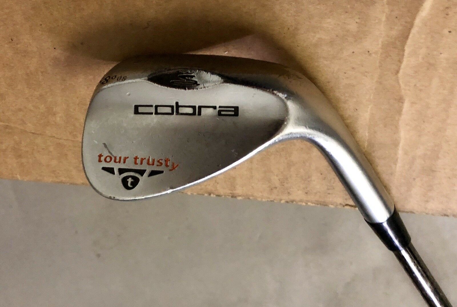 Cobra Tour Trusty Satin 58*-08 KBS Tour Stiff Flex Black