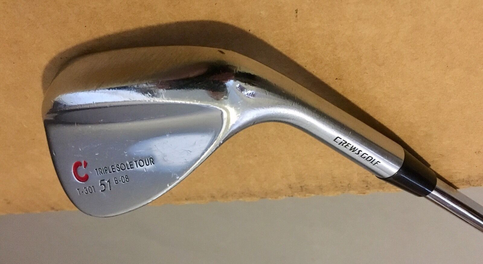 クルーズ CREWS WAVE Triple Sole RAW 53° 58° Crews Golf T-301 Triple Sole Tour Wedge 51*-08 Stiff Flex