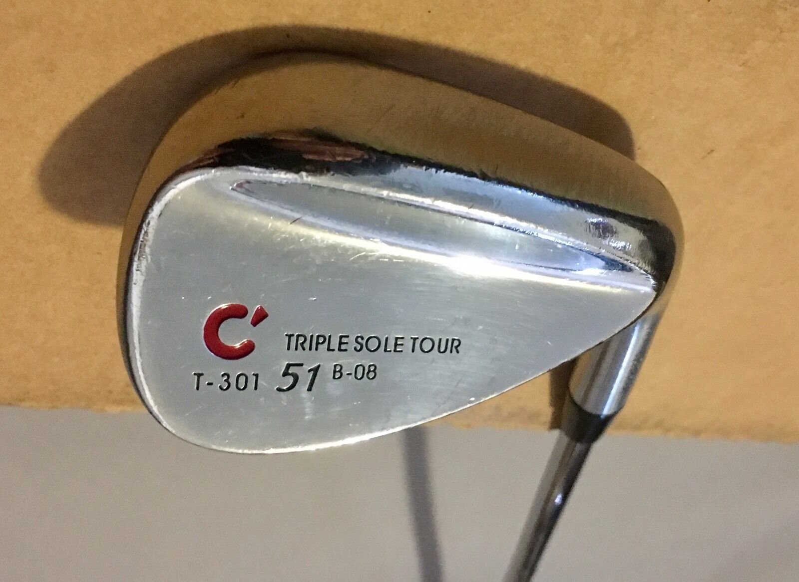 Crews Golf T-301 Triple Sole Tour Wedge 51*-08 Stiff Flex