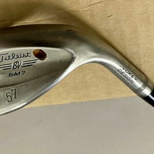Customized RH Titleist Vokey SM7 Wedge 57* Tour Issue S400 Stiff Flex Steel Golf