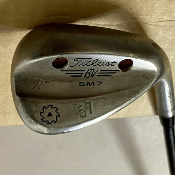 Customized RH Titleist Vokey SM7 Wedge 57* Tour Issue S400 Stiff Flex Steel Golf