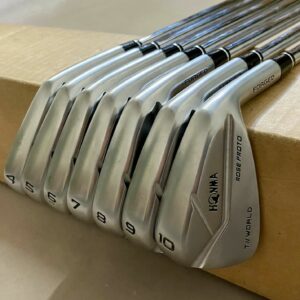 Honma Tour World Rose Proto Forged Irons 4-10 120g X-Stiff Flex Steel Golf Set