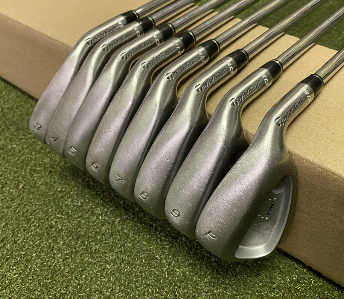Right Handed TaylorMade RAC OS Irons 3-PW 95g Stiff Flex
