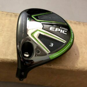 Used Left Handed Callaway GBB EPIC Fairway 3 Wood 15* Head Only Golf Club