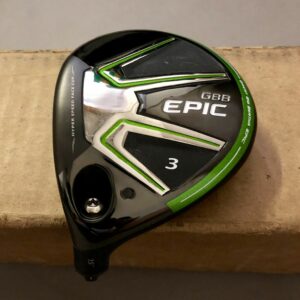 Used Left Handed Callaway GBB EPIC Fairway 3 Wood 15* Head Only Golf Club