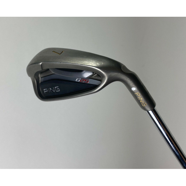 Used Right Handed Ping Silver Dot G25 7 Iron CFS Stiff Flex Steel Golf Club