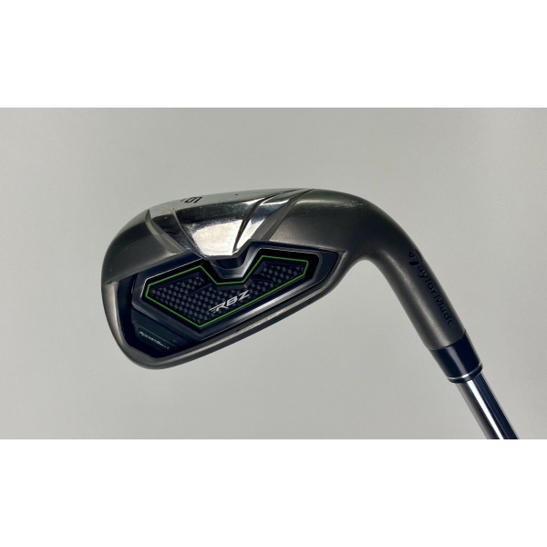 Used Right Handed TaylorMade RocketBallz 6 Iron Stiff Flex Steel Golf Club +1/2"