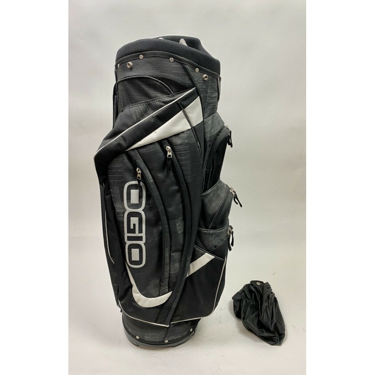 Very Nice OGIO Uniter Club Management System 15Way Golf Bag Black/Grey