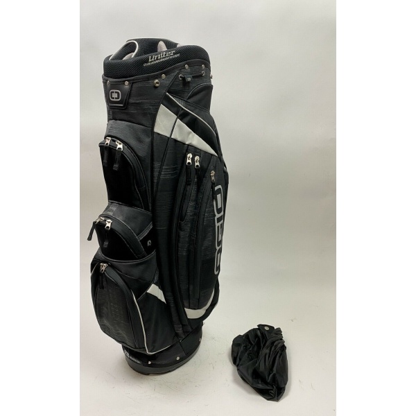 Very Nice OGIO Uniter Club Management System 15-Way Golf Bag Black/Grey