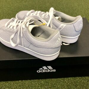 Adidas JR adicross classic Junior's Spikeless Golf Shoe Size 3M Gray/White