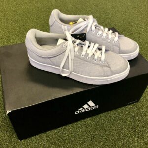 Adidas JR adicross classic Junior's Spikeless Golf Shoe Size 3M Gray/White