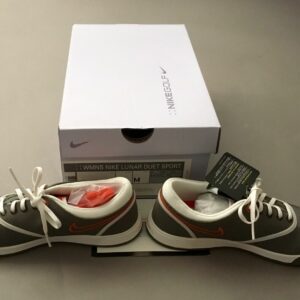 Brand New In Box Nike Lunar Duet Sport Women's Golf Shoe 5M Gray/White/Orange