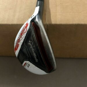 LH TaylorMade AeroBurner Rescue 4 Hybrid 22* 70g Regular Flex Graphite Golf Club