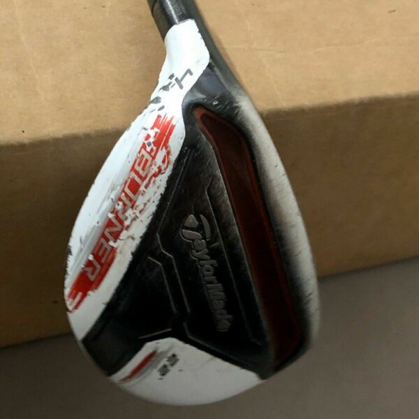 LH TaylorMade AeroBurner Rescue 4 Hybrid 22* 70g Regular Flex Graphite Golf Club