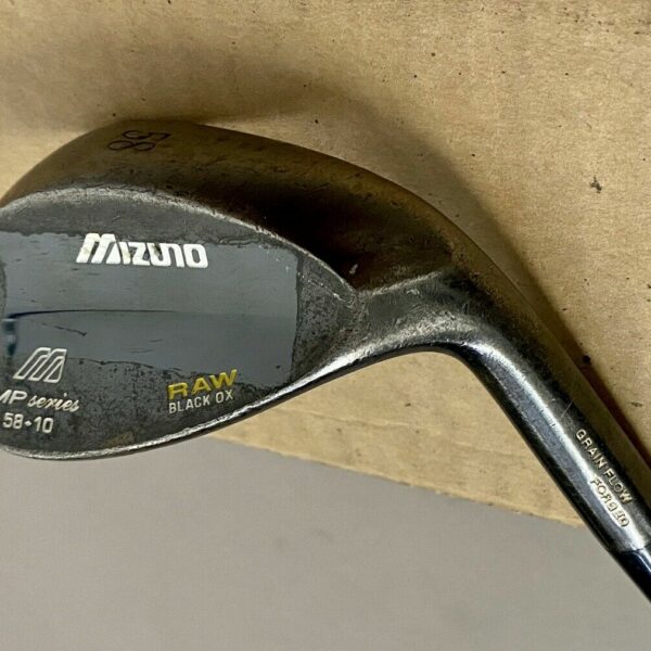 Mizuno MP Series Raw Black Ox Forged Wedge 58*-10 Rifle Stiff Flex