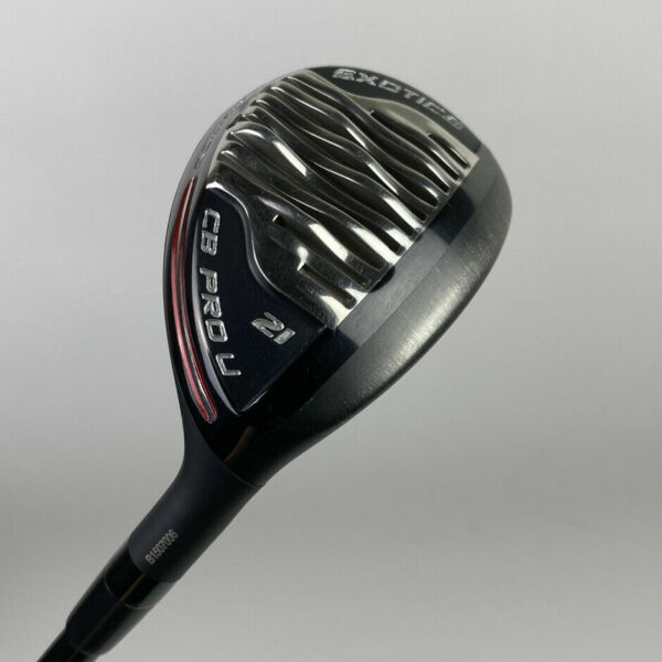 RH Tour Edge Exotics CB Pro U Hybrid 21* Kuro Kage 90g Stiff Flex Graphite Golf