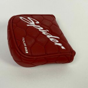 TaylorMade Spider Leather Mallet Putter Headcover Golf Cover Red