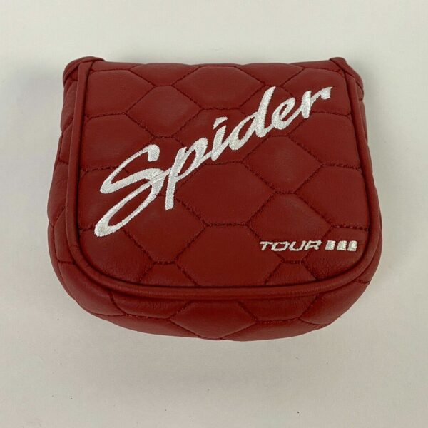 TaylorMade Spider Leather Mallet Putter Headcover Golf Cover Red