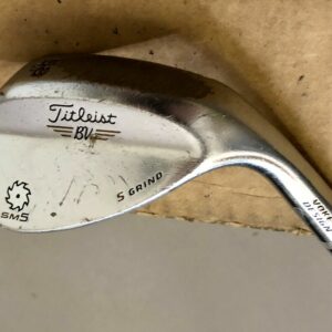 Titleist Vokey Design SM5 S Grind Chrome Wedge 58*-07 Wedge Flex Steel Golf Club