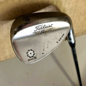 Titleist Vokey Design SM5 S Grind Chrome Wedge 58*-07 Wedge Flex Steel Golf Club