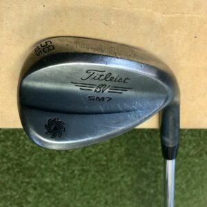 Titleist Vokey SM7 S Grind Jet Black Wedge 58*-10 Wedge Flex Steel Golf Club
