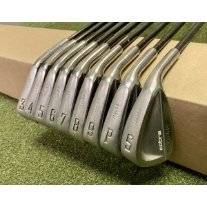 Used RH Cobra Baffler Blade Irons 3-PW/SW Regular Flex Graphite Golf Club Set