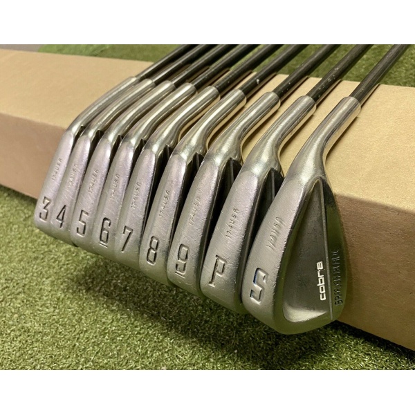 Used RH Cobra Baffler Blade Irons 3-PW/SW Regular Flex Graphite Golf Club Set