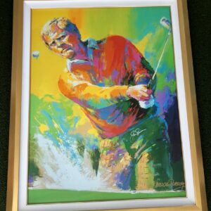 Rare Malcom Farley Jack Nicklaus Signed Giclee "Sand Shot" Framed