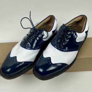 2015-Footjoy-FJ-ICON-Myjoys-Traditional-Mens-Golf-Shoes-White-Navy-85-193713552929 2015 Footjoy FJ ICON Myjoys Traditional Mens Golf Shoes White & Navy  8.5