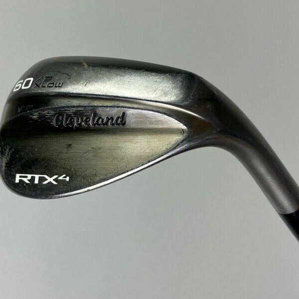 Cleveland RTX-4 X Low Grind Tour Raw Wedge 60*-3 S400 Stiff Flex Steel Golf Club