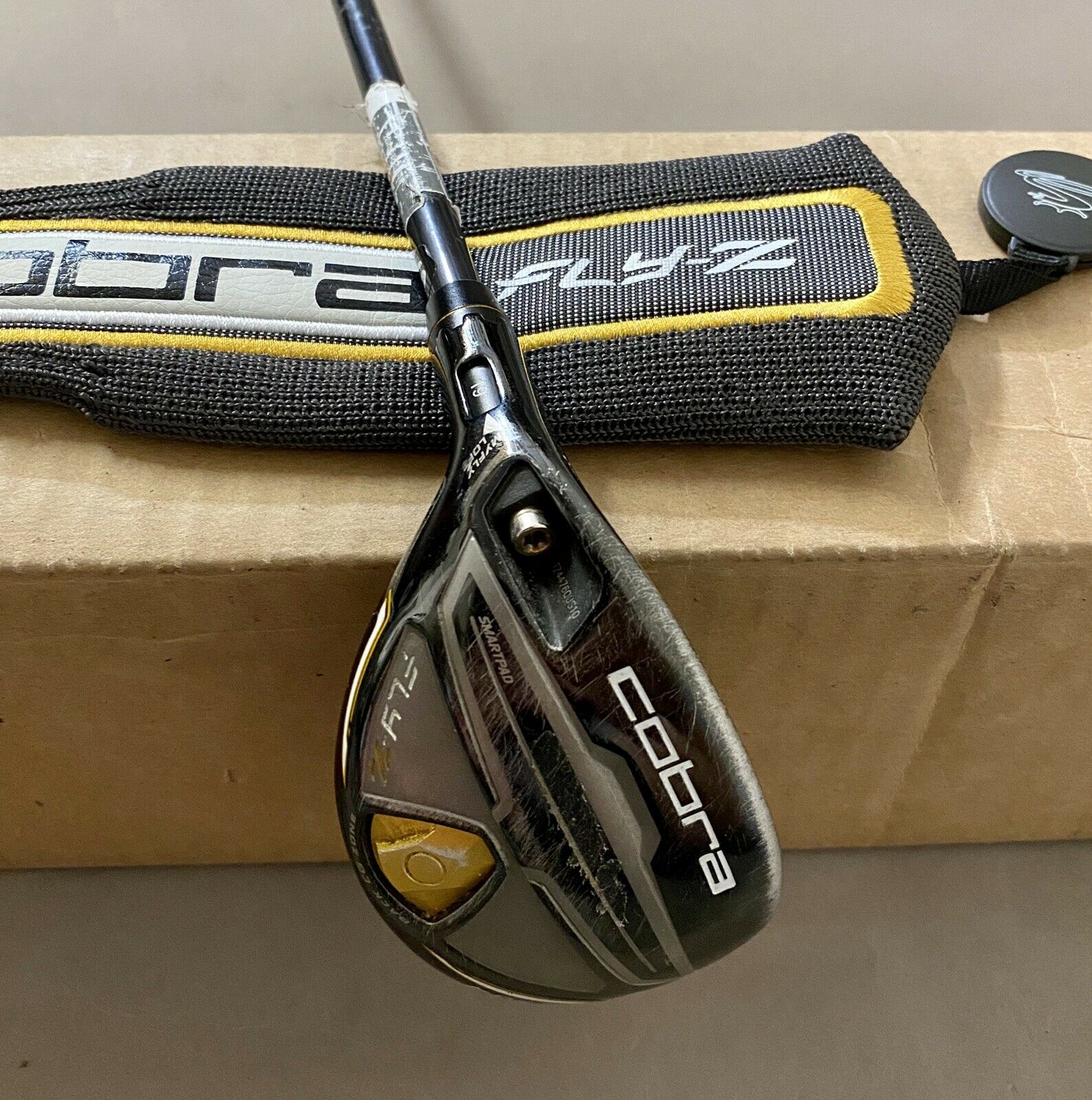 LH Cobra Fly-Z Black 3-4 Hybrid 19*-22* VLCT Altus 75g Stiff Flex