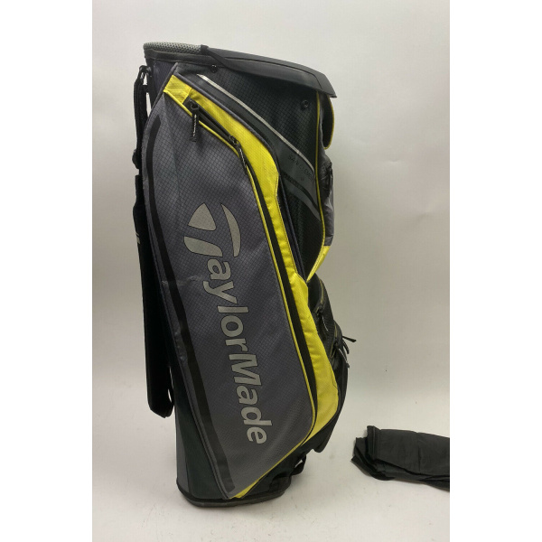 TaylorMade San Clemente Cart Carry Golf Bag - Yellow/Black/Gray