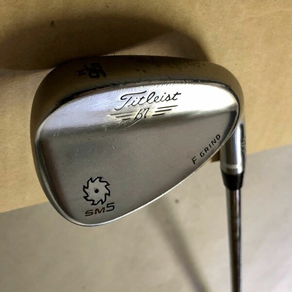 Titleist Vokey SM5 Tour Chrome F Grind Wedge 56*-11 S200 Stiff Flex Steel Golf