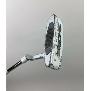 Used Left Handed TaylorMade White Smoke IN-12 35" Putter Steel Golf Club