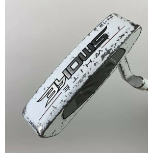 Used Left Handed TaylorMade White Smoke IN-12 35" Putter Steel Golf Club