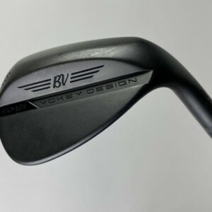 Used RH Titleist Vokey SM8 M Grind Jet Black Wedge 56*-08 Wedge Flex Steel Golf