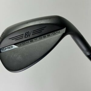 Used RH Titleist Vokey SM8 M Grind Jet Black Wedge 56*-08 Wedge Flex Steel Golf